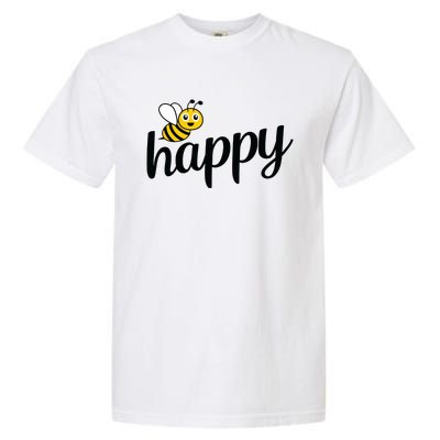 Bee Happy Summer Garment-Dyed Heavyweight T-Shirt