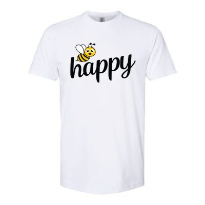 Bee Happy Summer Softstyle CVC T-Shirt