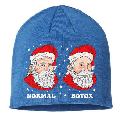 Botox Humor Santa Funny Plastic Surgeon Botox Christmas Sustainable Beanie