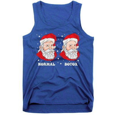 Botox Humor Santa Funny Plastic Surgeon Botox Christmas Tank Top