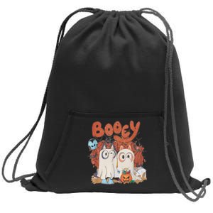 Booey Halloween Spooky Season Funny Sweatshirt Cinch Pack Bag