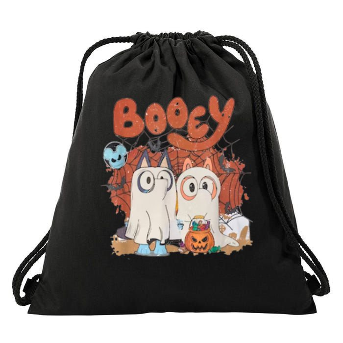 Booey Halloween Spooky Season Funny Drawstring Bag