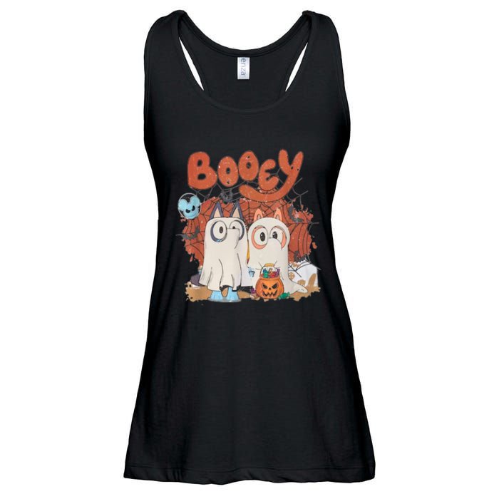 Booey Halloween Spooky Season Funny Ladies Essential Flowy Tank