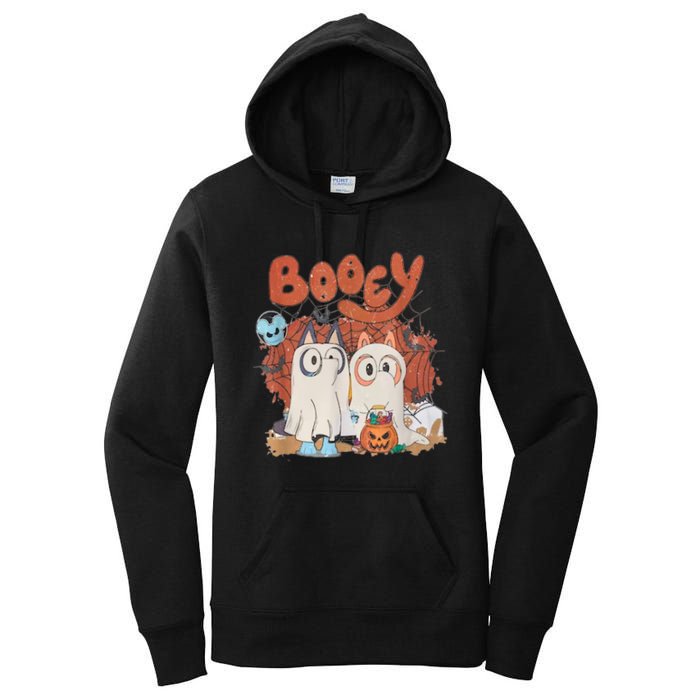 Booey Halloween Spooky Season Funny Women's Pullover Hoodie