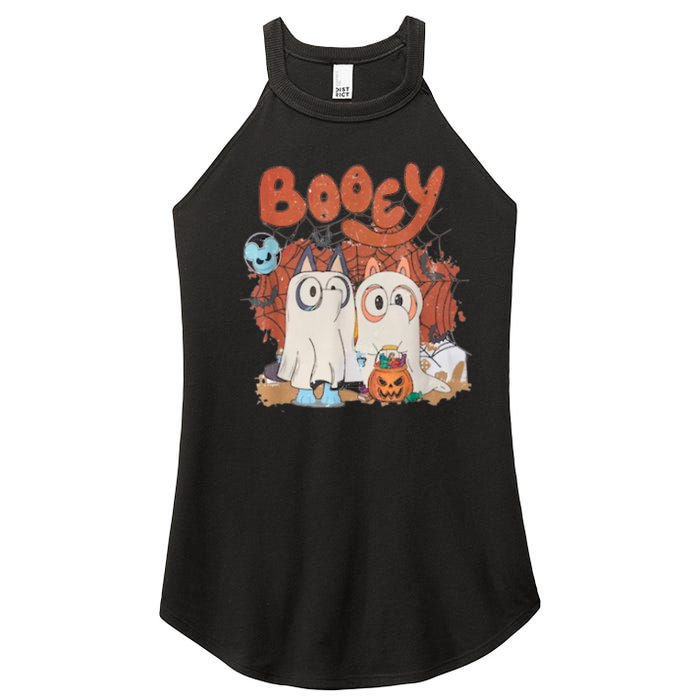 Booey Halloween Spooky Season Funny Women's Perfect Tri Rocker Tank