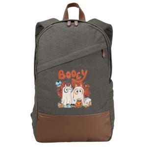 Booey Halloween Spooky Season Funny Cotton Canvas Backpack