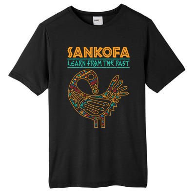 Black History Sankofa African Bird Juneteenth Gift Tall Fusion ChromaSoft Performance T-Shirt