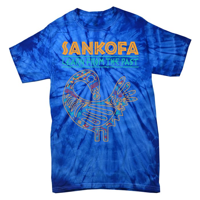 Black History Sankofa African Bird Juneteenth Gift Tie-Dye T-Shirt