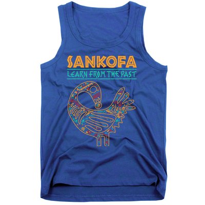 Black History Sankofa African Bird Juneteenth Gift Tank Top