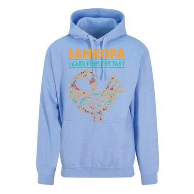 Black History Sankofa African Bird Juneteenth Gift Unisex Surf Hoodie