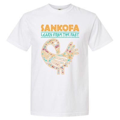 Black History Sankofa African Bird Juneteenth Gift Garment-Dyed Heavyweight T-Shirt