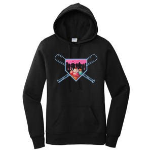 Baseball Home Social Club For Boy Ice Cream Drip Women's Pullover Hoodie