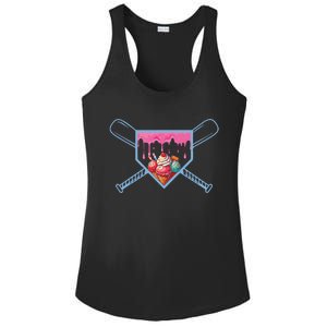 Baseball Home Social Club For Boy Ice Cream Drip Ladies PosiCharge Competitor Racerback Tank