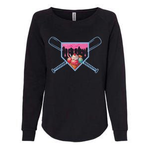 Baseball Home Social Club For Boy Ice Cream Drip Womens California Wash Sweatshirt