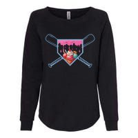 Baseball Home Social Club For Boy Ice Cream Drip Womens California Wash Sweatshirt