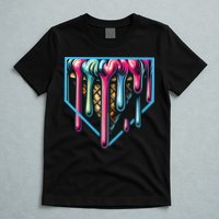 Baseball Home Social Club For Boy Ice Cream Drip T-Shirt