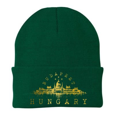 Budapest Hungary Skyline Souvenir Vintage Knit Cap Winter Beanie