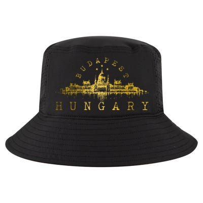 Budapest Hungary Skyline Souvenir Vintage Cool Comfort Performance Bucket Hat