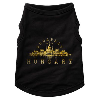 Budapest Hungary Skyline Souvenir Vintage Doggie Tank
