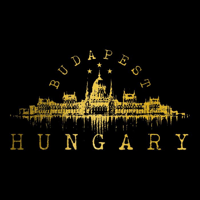 Budapest Hungary Skyline Souvenir Vintage Cooling Performance Crew T-Shirt
