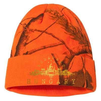 Budapest Hungary Skyline Souvenir Vintage Kati Licensed 12" Camo Beanie