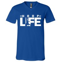 Basketball Hoops Sports Bball Coach Baller Basketball Player Cool Gift V-Neck T-Shirt