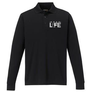 Basketball Hoops Sports Bball Coach Baller Basketball Player Gift Performance Long Sleeve Polo