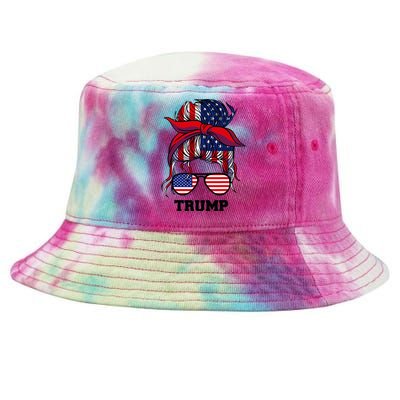 Bandana Headscarf Sunglasses Trump Tie-Dyed Bucket Hat