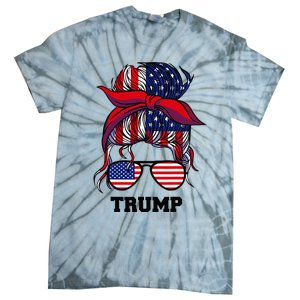 Bandana Headscarf Sunglasses Trump Tie-Dye T-Shirt