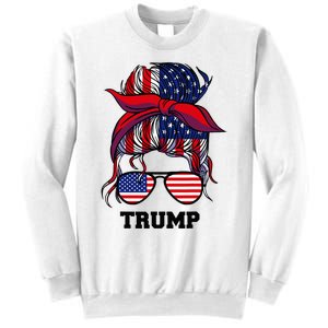 Bandana Headscarf Sunglasses Trump Sweatshirt