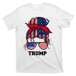 Bandana Headscarf Sunglasses Trump T-Shirt