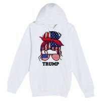 Bandana Headscarf Sunglasses Trump Premium Pullover Hoodie