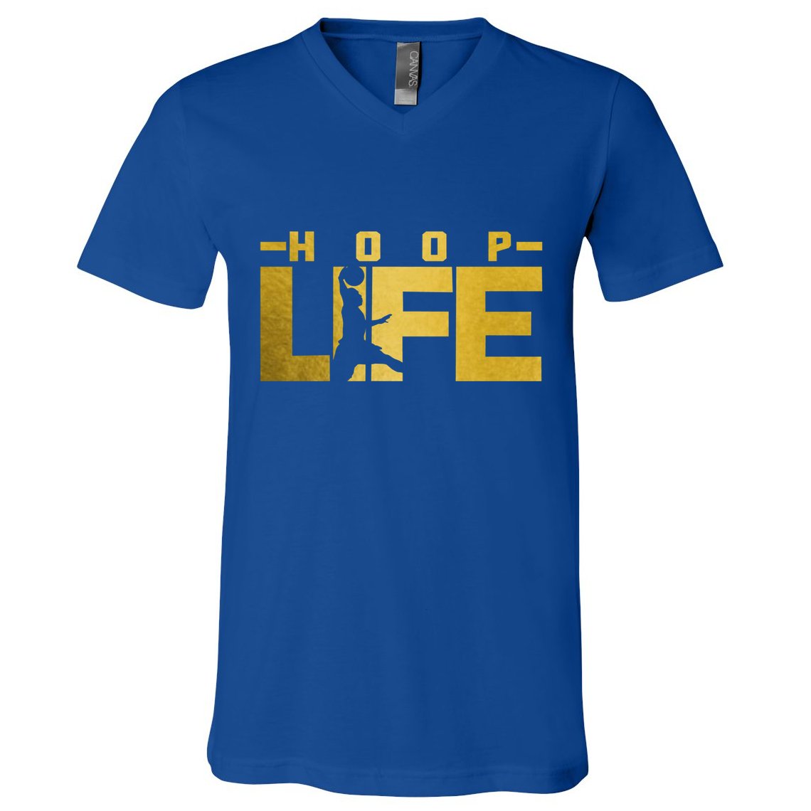 Basketball Hoops Sports Bball Coach Baller Basketball Player Gift V-Neck T-Shirt