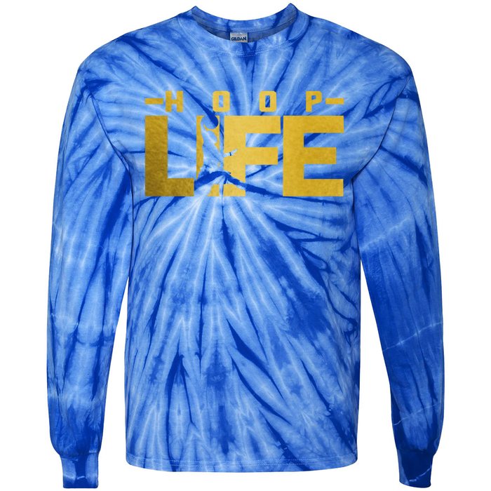 Basketball Hoops Sports Bball Coach Baller Basketball Player Gift Tie-Dye Long Sleeve Shirt