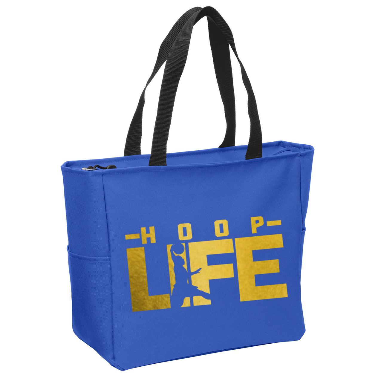 Basketball Hoops Sports Bball Coach Baller Basketball Player Gift Zip Tote Bag