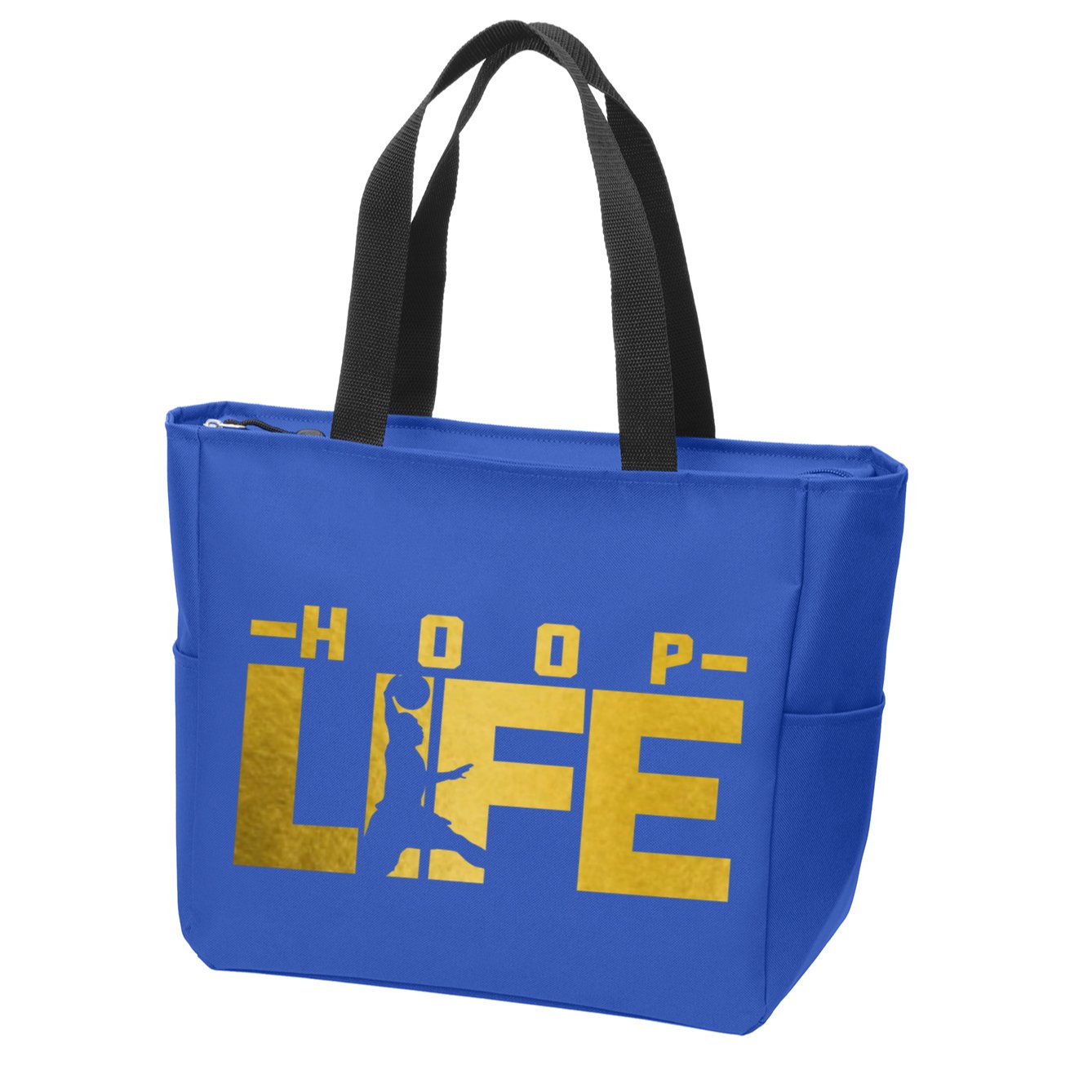 Basketball Hoops Sports Bball Coach Baller Basketball Player Gift Zip Tote Bag