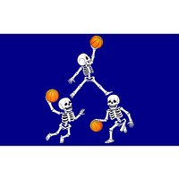 Basketball Halloween Skeleton Dunking Dribble Boys Teen Bumper Sticker