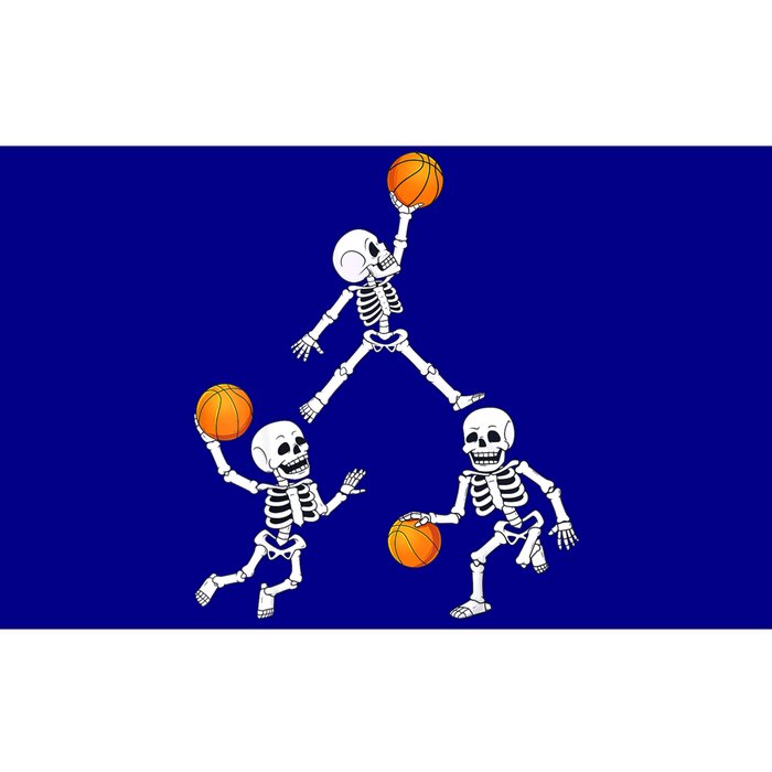 Basketball Halloween Skeleton Dunking Dribble Boys Teen Bumper Sticker