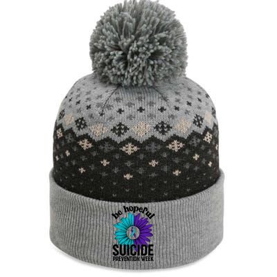 Be Hopeful Suicide Prevention Week The Baniff Cuffed Pom Beanie