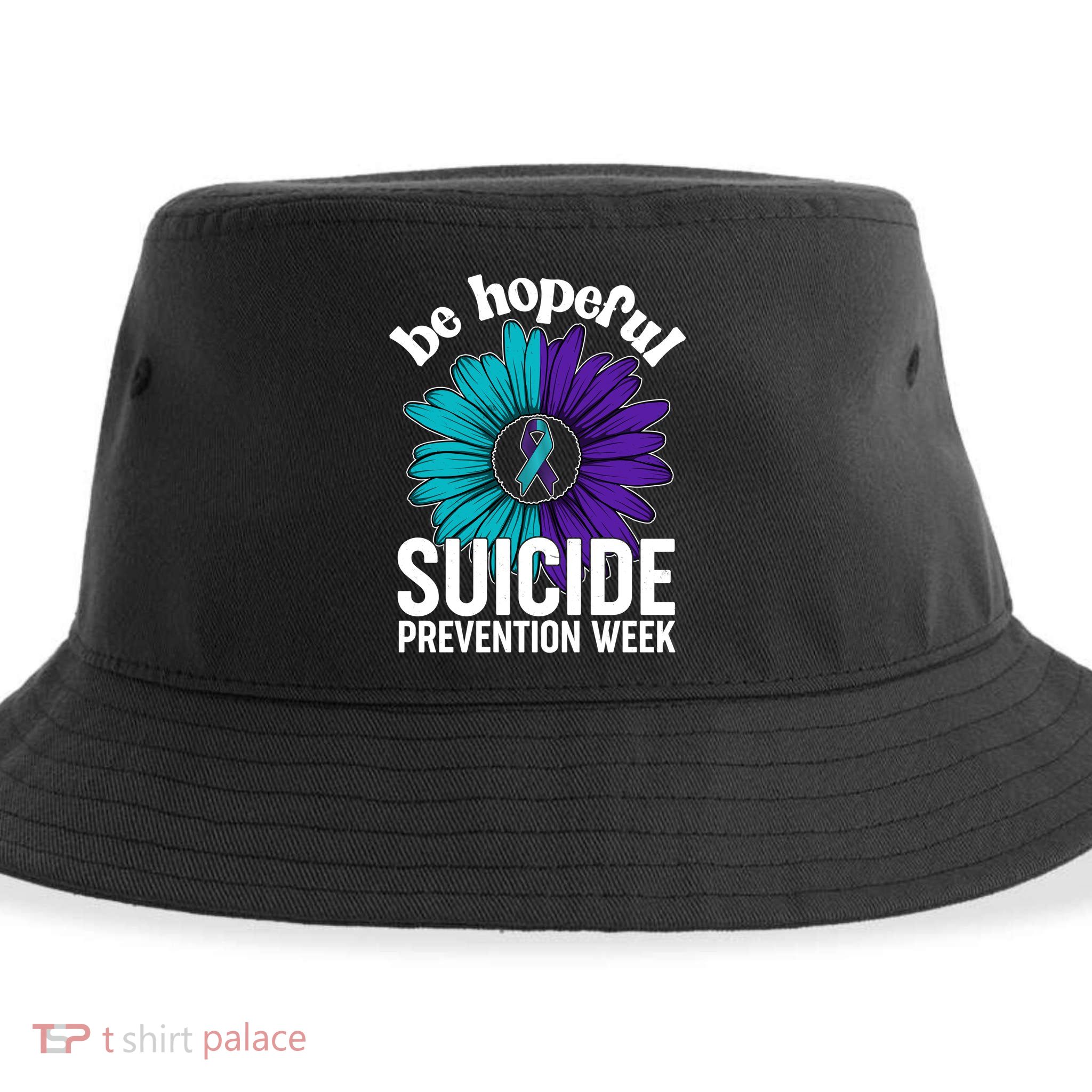 Be Hopeful Suicide Prevention Week Sustainable Bucket Hat