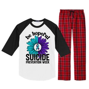 Be Hopeful Suicide Prevention Week Raglan Sleeve Pajama Set