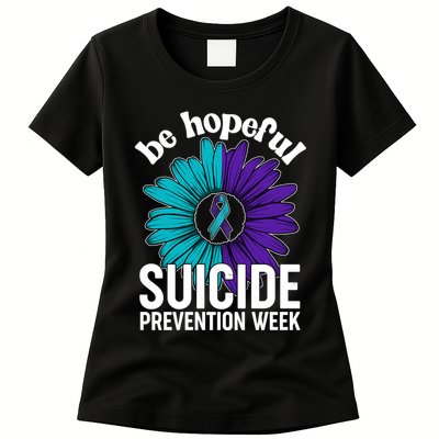 Be Hopeful Suicide Prevention Week Womens T-Shirt