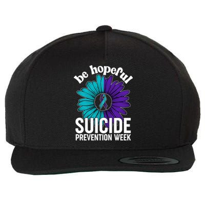 Be Hopeful Suicide Prevention Week Wool Snapback Cap