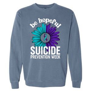 Be Hopeful Suicide Prevention Week Garment-Dyed Sweatshirt