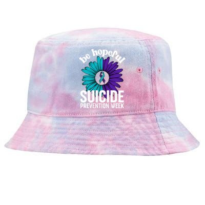 Be Hopeful Suicide Prevention Week Tie-Dyed Bucket Hat