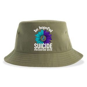 Be Hopeful Suicide Prevention Week Sustainable Bucket Hat