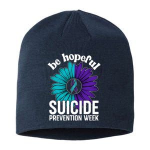 Be Hopeful Suicide Prevention Week Sustainable Beanie