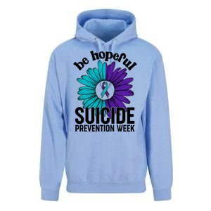 Be Hopeful Suicide Prevention Week Unisex Surf Hoodie