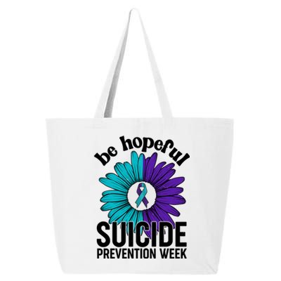 Be Hopeful Suicide Prevention Week 25L Jumbo Tote