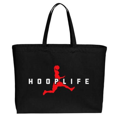 Basketball Hoop Sports Bball Coach Baller Basketball Player Cotton Canvas Jumbo Tote